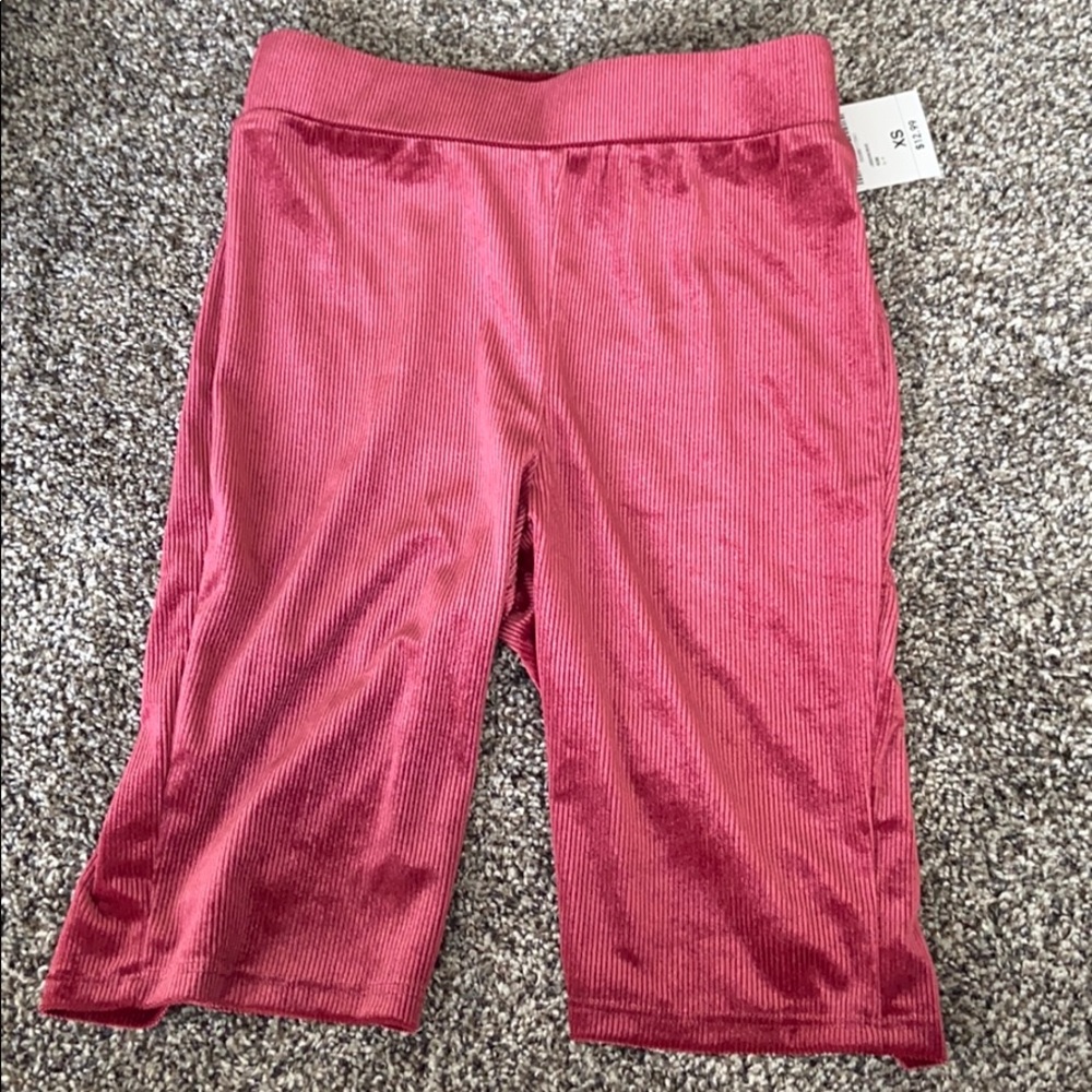 red velvet biker shorts forever 21